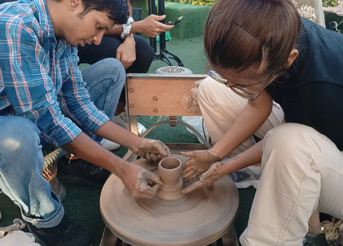 Pottery Workshops in Delhi, Clay Workshop, Pipihiri, Pottery with Ajay and Aditi