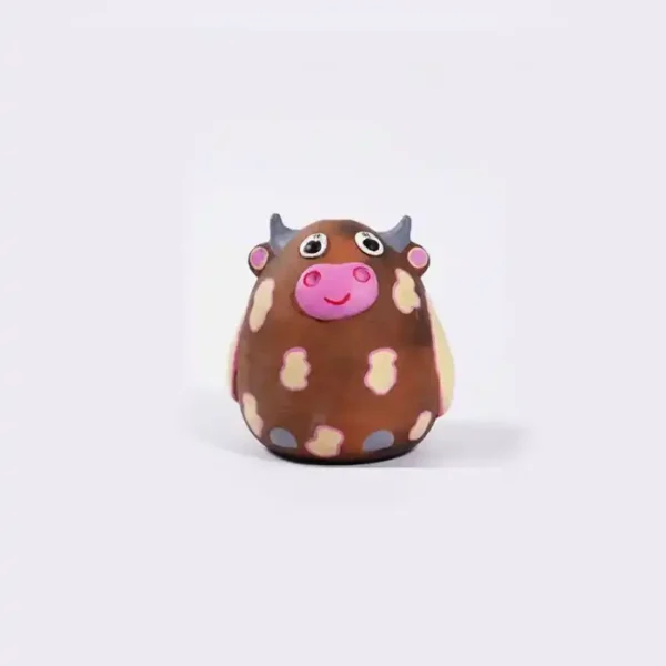 Terracotta cow money bank handmade piggy bank for kids