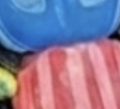 Blue and red handmade terracotta coasters by Pipihiri